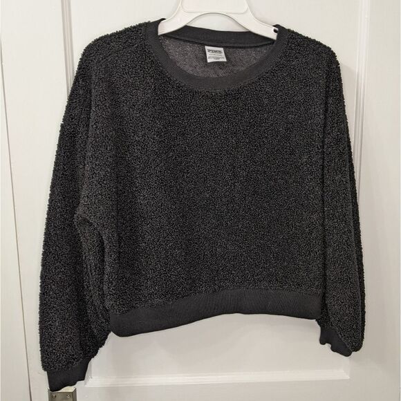 PINK teddy like sweatshirt sz s - Picture 1 of 5